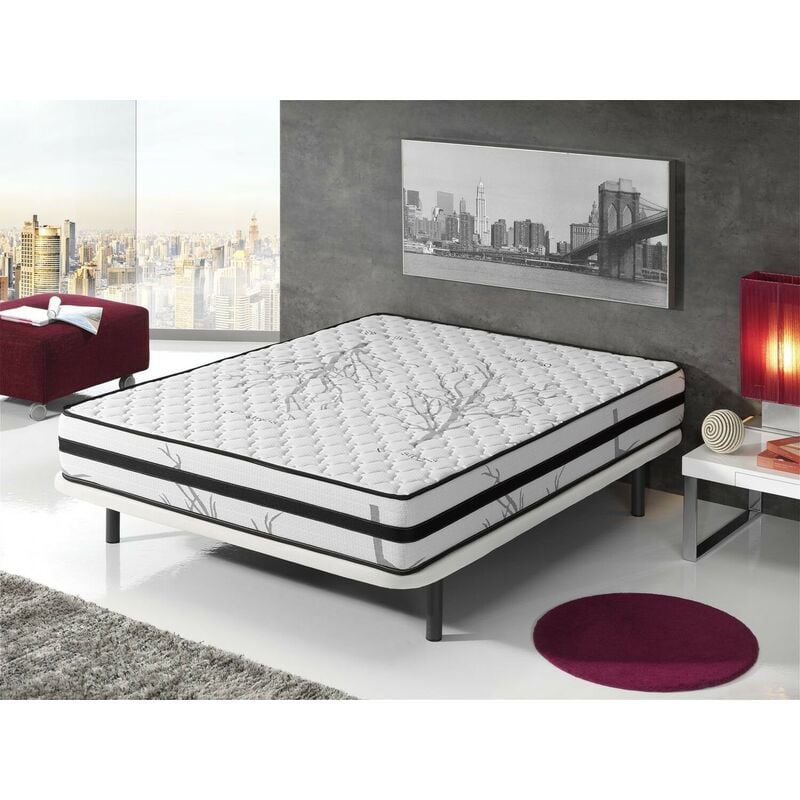 Matelas 120x200 Anti-Stress SIMPUR RELAX Hauteur +/- 19 cm Mousse spéciale haute densité “PRO NATURE H.R”