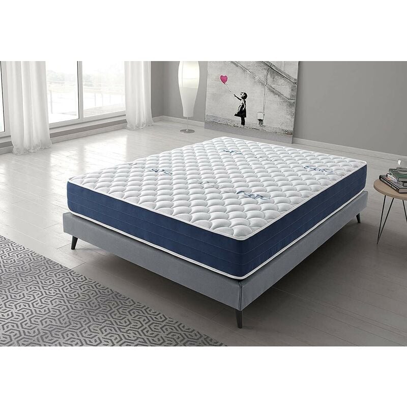 Simpur - Matelas 150x200 réversible Real Confort relax - Épaisseur +/- 25 cm - Haute densité - Mousse h.r