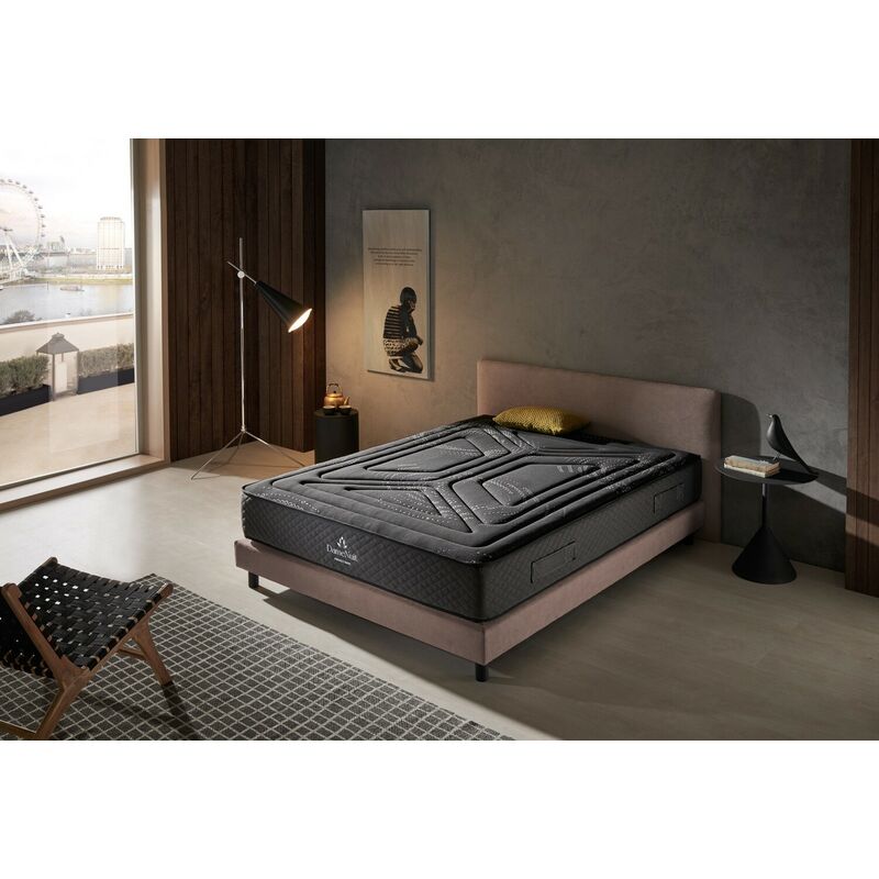 Relax - Matelas Dame Nuit 160x200-Soutien ferme évolutif-Ressorts Ensachés Deep Spring & Mémoire de Forme HR-25cm d'Epaisseur-avec zones confort