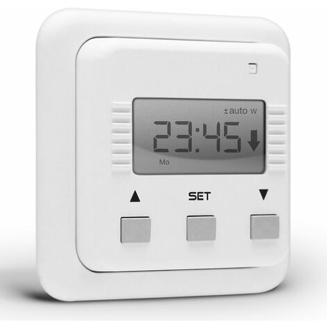 SIMU, interruttore per le persiane Relax, con timer, per tapparelle avvolgibili a motore. di colore bianco