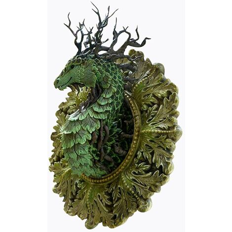 Simulación espejo dragón bosque dragón jardín decoración artesanía espejo planta dragón