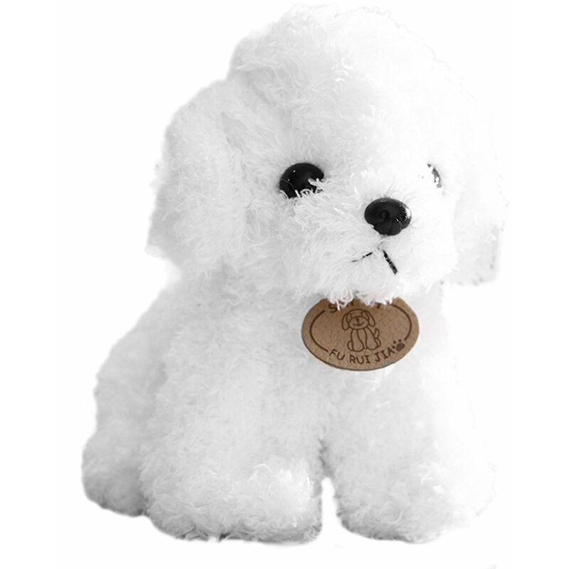 

Simulacion perro de peluche de juguete muneca cachorro lindo regalo para ninos,TeddyDog, Blanco