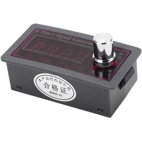 Simulateur de Courant 4-20mA avec Écran Numérique, Générateur de Signal Analogique pour PLC DCS, Alimentation 15-28V DC, Commande par Boutons