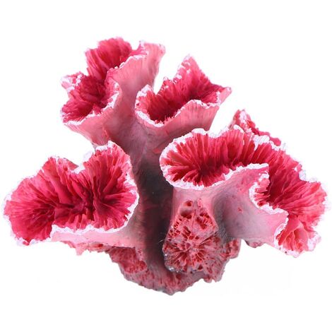 Simulation artificielle corail aquarium plantes sous-marines Fish Tank décor (rouge Carivent