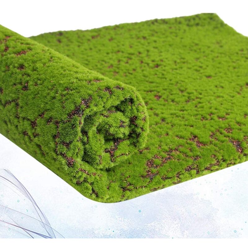 Gabrielle - Simulation de Lichen de Mousse Artificielle Fausses de Fausses Plantes Vertes pour La Décoration de Jardin de Patio à Domicile (Point