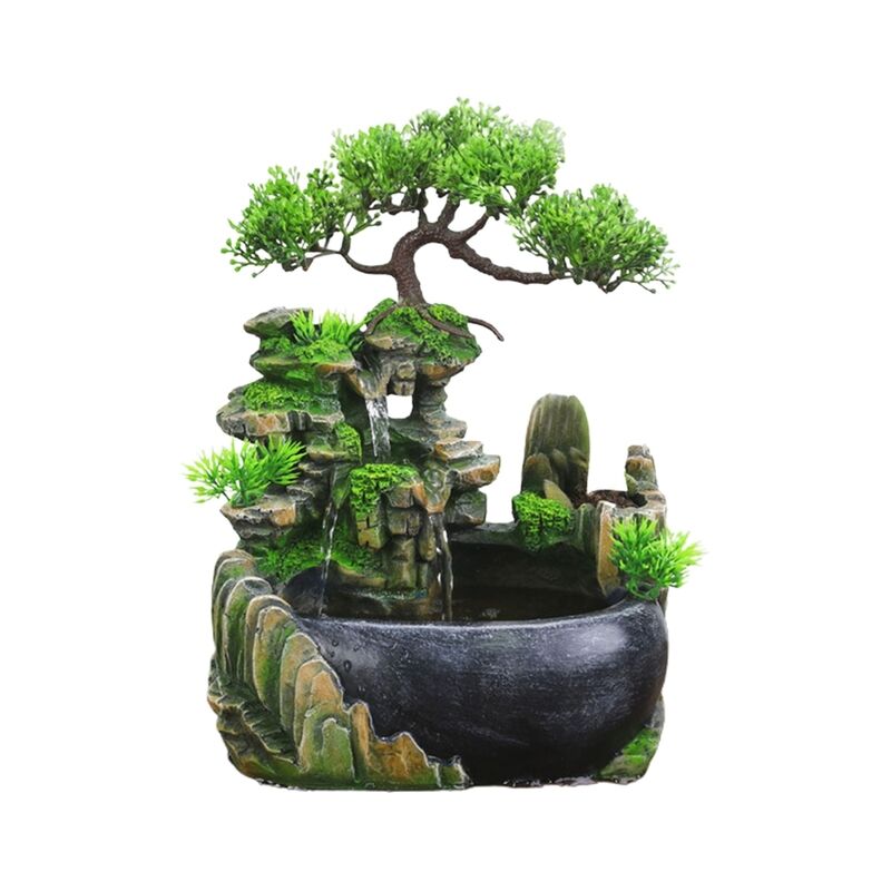 Simulazione Indoor creativa resina Rockery cascata...