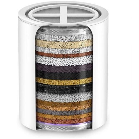 (Sin carcasa) Cartucho de filtro de agua de ducha de repuesto de 20 etapas, compatible con cualquier filtro de ducha de diseño similar,