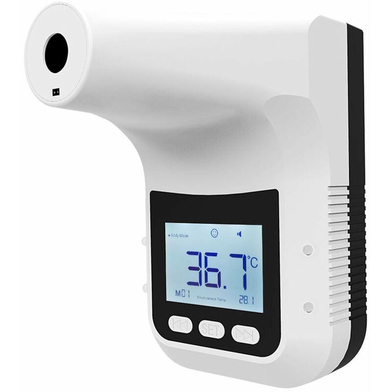 

Happyshopping - Termometro esteril K3 Pro, termometro infrarrojo automatico sin contacto, pistola de temperatura colgante