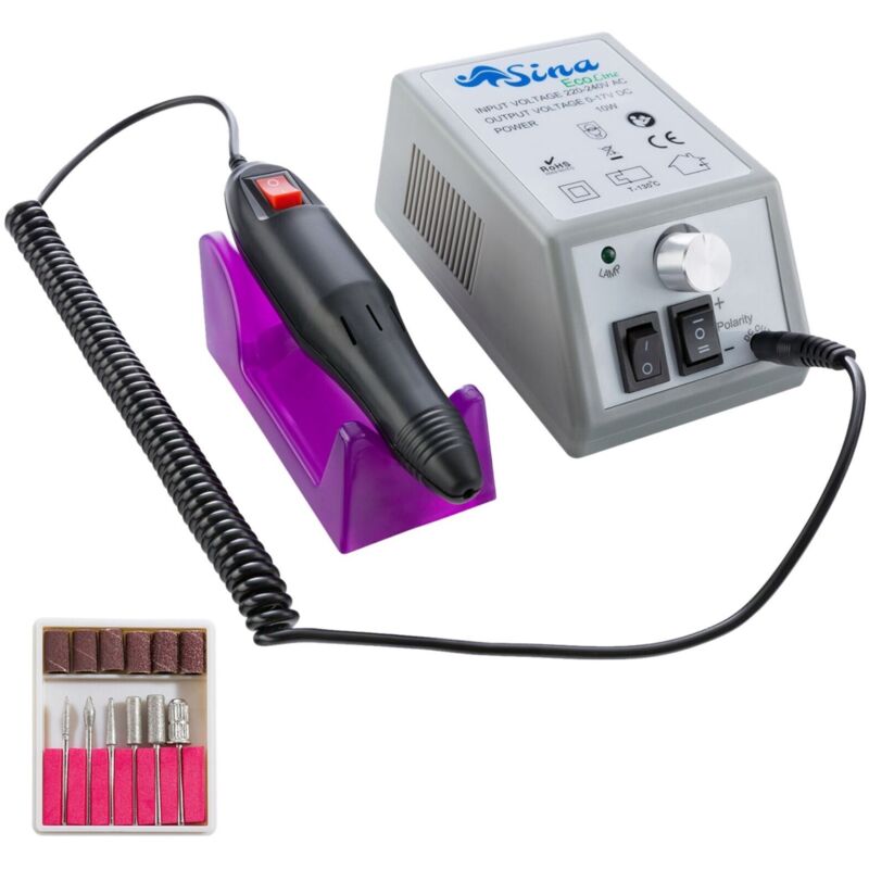 

Pulidor eléctrica de manicura pedicura para uñas pies y manos Gris - Gris - Sina