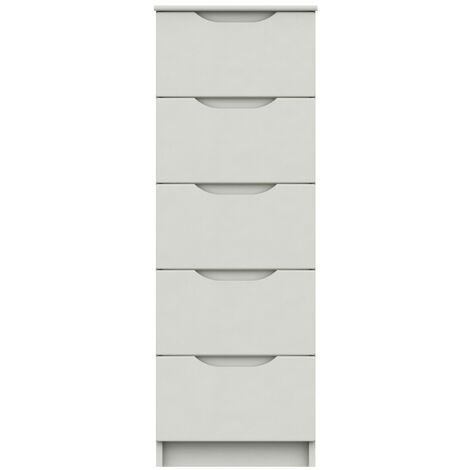 Tall thin white deals drawers