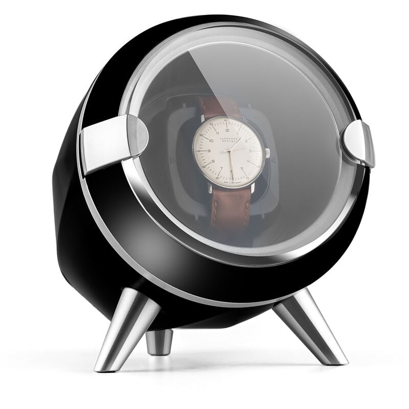 Klarstein - Sindelfingen Remontoir pour 1 montre Rotation droite & gauche -noir