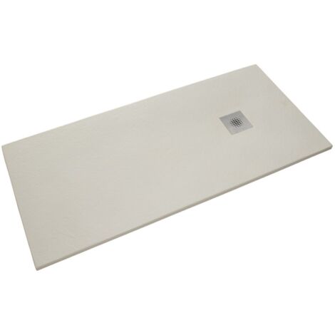 SINDESLIZ Plato Ducha antideslizante STONE BLANCO 120x90
