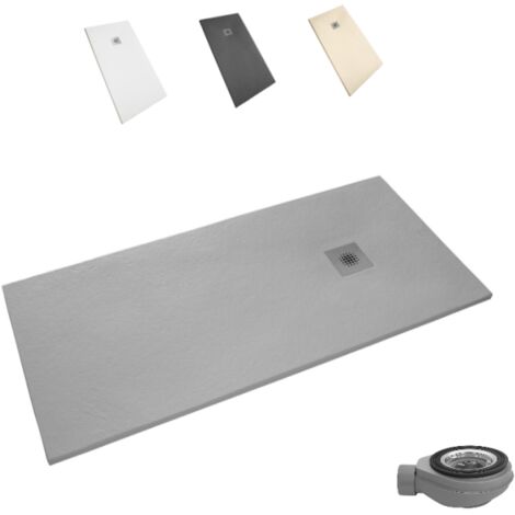 SINDESLIZ Plato Ducha antideslizante STONE GRIS 140x80