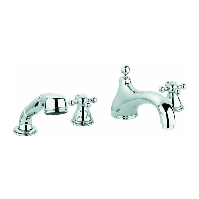 

Grohe - SINFONIA Mezclador de lavabo de 4 orificios DN 15 m con mango cruzado cromado