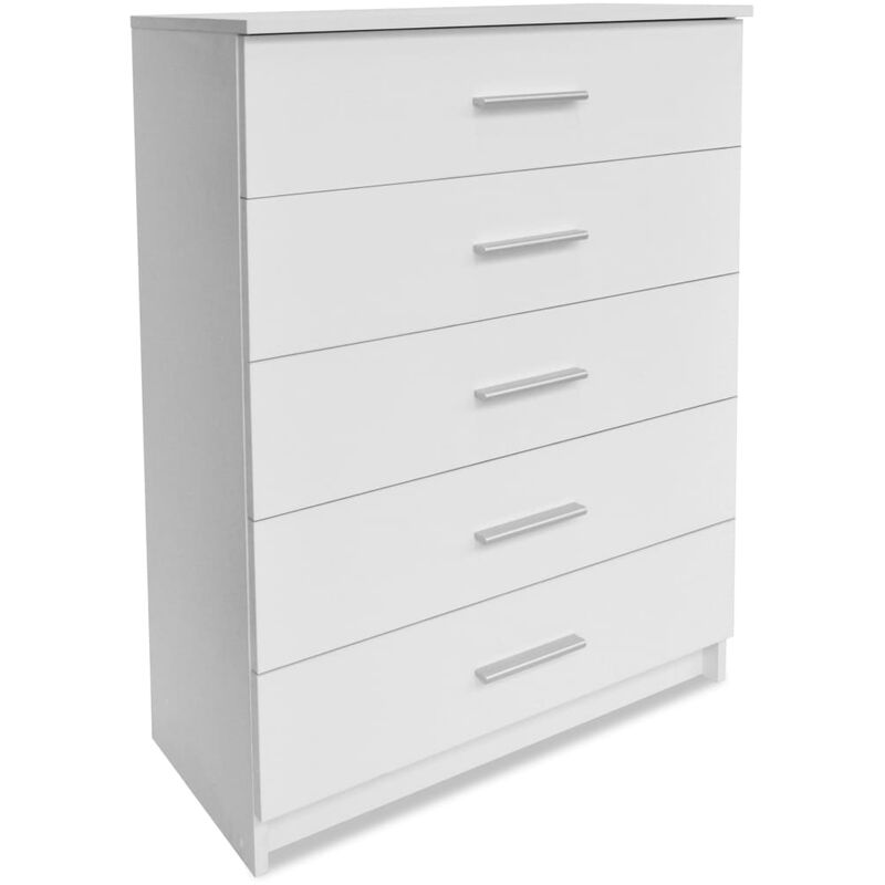 

Vidaxl - Sinfonier de Madera Aglomerada 71x35x106 cm Blanco - Blanco