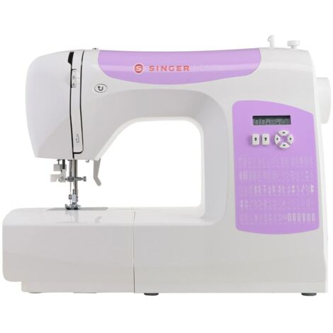 Singer macchina da cucire automatica c5205 violetto con display lcd e luce led