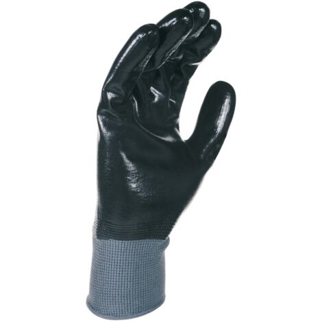 SINGER - Paire de gants nitrile tout enduit - Support polyester - Jauge 15 - Taille 9 - NYM157NB