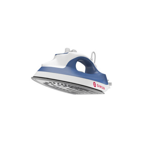SINGER Steamchoice 3.0 Ferro a vapore Piastra in Ceramica 1200 W Blu, Bianco
