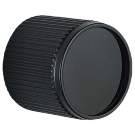 Single door lock with opposite keyhole for various types of doors from 35 to 50 mm. Black.