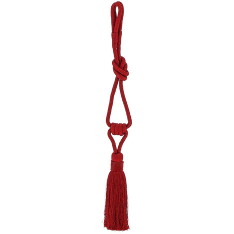 SINGLE - Embrasse pour rideau à pompon Coloris - Rouge