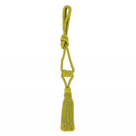 SINGLE - Embrasse pour rideau à pompon Coloris - Vert mousse