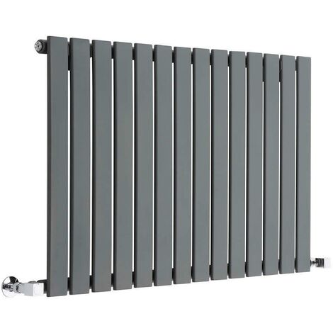 Single Flat Panel Radiator Anthracite 600mm High 1156mm Wide