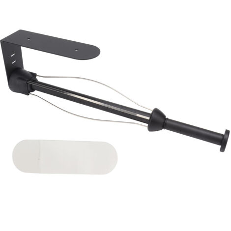 Single Hand Operable Paper Towel Holder Stainless Steel Wall Mount Paper Towel Rack for Kitchen Bathroom
