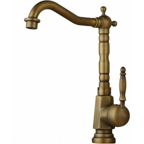 Single Handle Kitchen Sink Mixer Tap Brass Ceramic Cartridge Faucet Spout High Spout Faucet