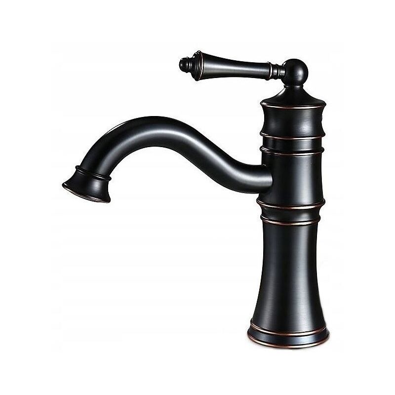 Single Handle Vintage Basin Retro Old Tap Mixer Bathroom Standing Faucet