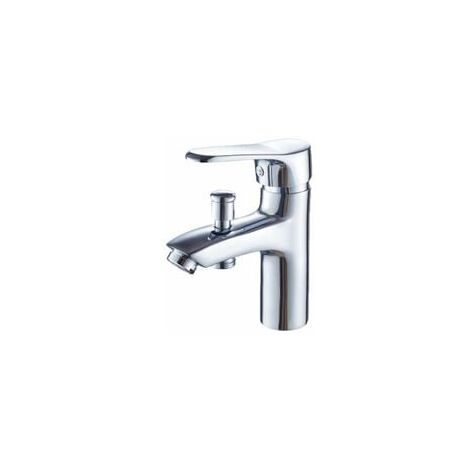 ZVD Single hole dual-use shower faucet - hot and cold water alloy