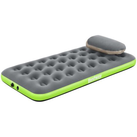 Single-Luftbett Roll & Relax mit Kissenpumpe 188 x 99 x 22 cm