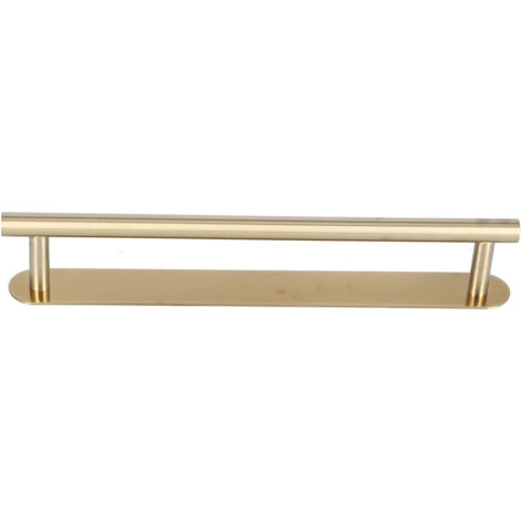 Single Rod Towel Bar 304 Stainless Steel Wall Mount Adhesive Kitchen Dish Cloth Hanger Brushed Towel Rack for Home40cm