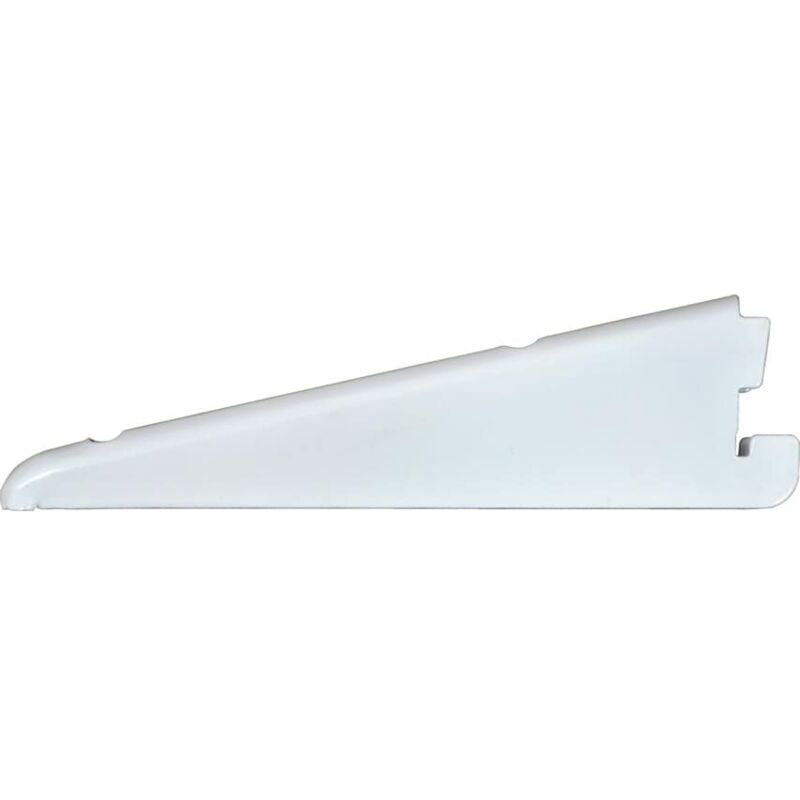 Matlock - 170mm White Bracket (Single) Twin Slot Shelving