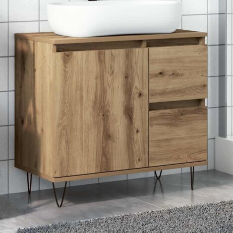 Sink Cabinet Artisan Oak 65x33x60 cm Engineered Wood vidaXL