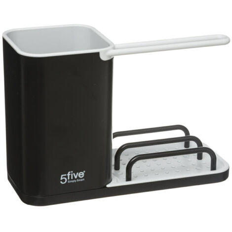 Sink Caddy Spülbecken-Organizer, groß, Schwarz