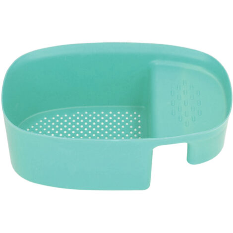 Sink Drain Basket Household Saddle Shaped Mesh Strainer for Kitchen Waste Vegetable FruitsGreen
