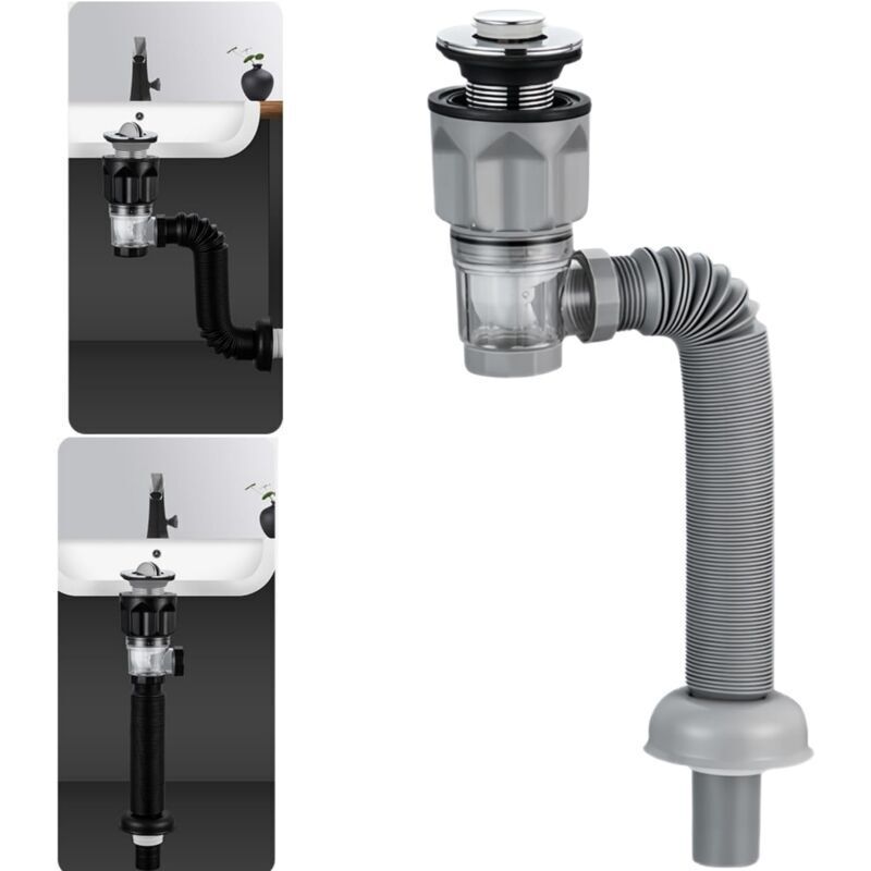 Image of Sink drain kit with extendable and&hellip;