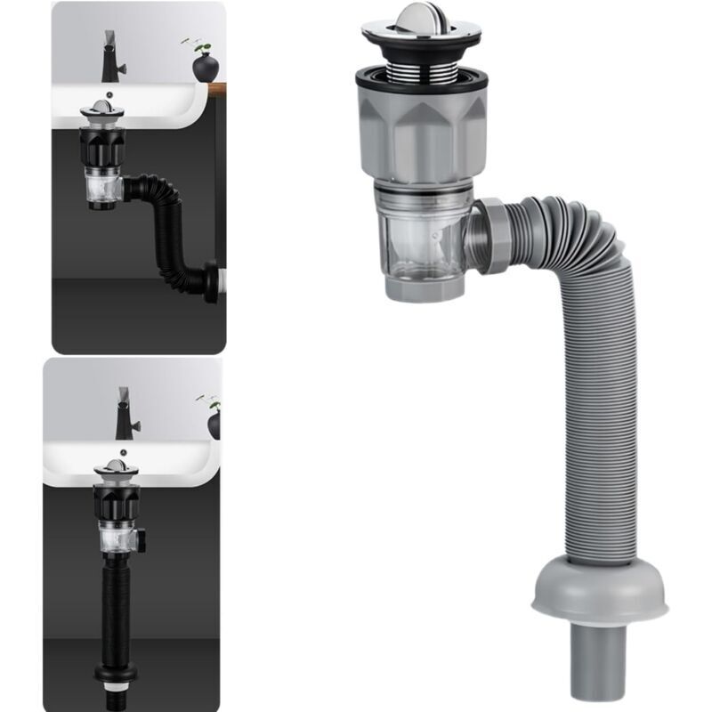 Image of Sink drain kit with extendable and&hellip;