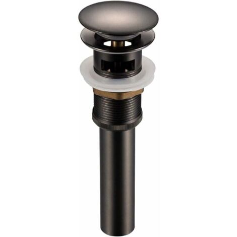 Sink Drain with Overflow Click Clack Drain Brass 1 1/4 Click Clack Sink Drain