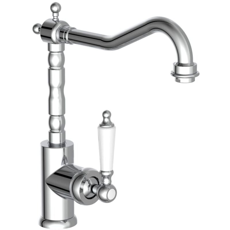 Sink Mixer with High Spout OLD STYLE Chrome - Silver - Schütte