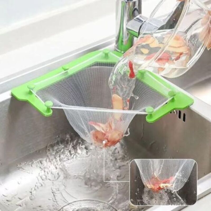 Image of Sink Strainer Bag, 100-Piece Disposable Net,&hellip;