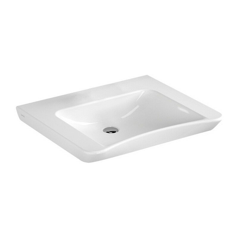 

Lavabo S20 650 x 560/520 mm sin orificio para grifería, sin orificio rebosadero blanco VITRA