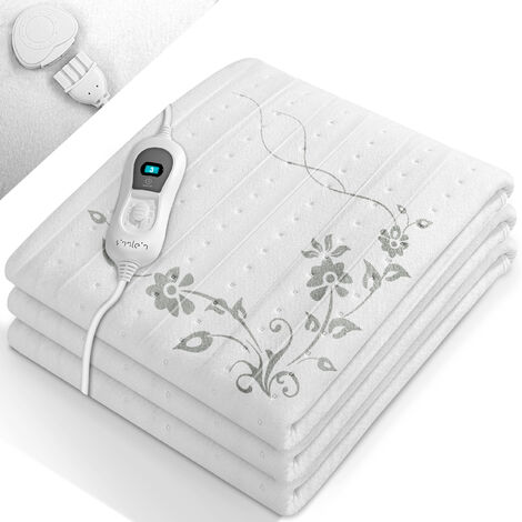 Scaldaletto Elettrico Termocoperta Elettrica 3 Temperature Max 40/50 gradi  Coperta per Letto Singolo o Matrimoniale in Fibra di Lana Enrico Coveri  (Matrimoniale (2 Piazze) : : Casa e cucina