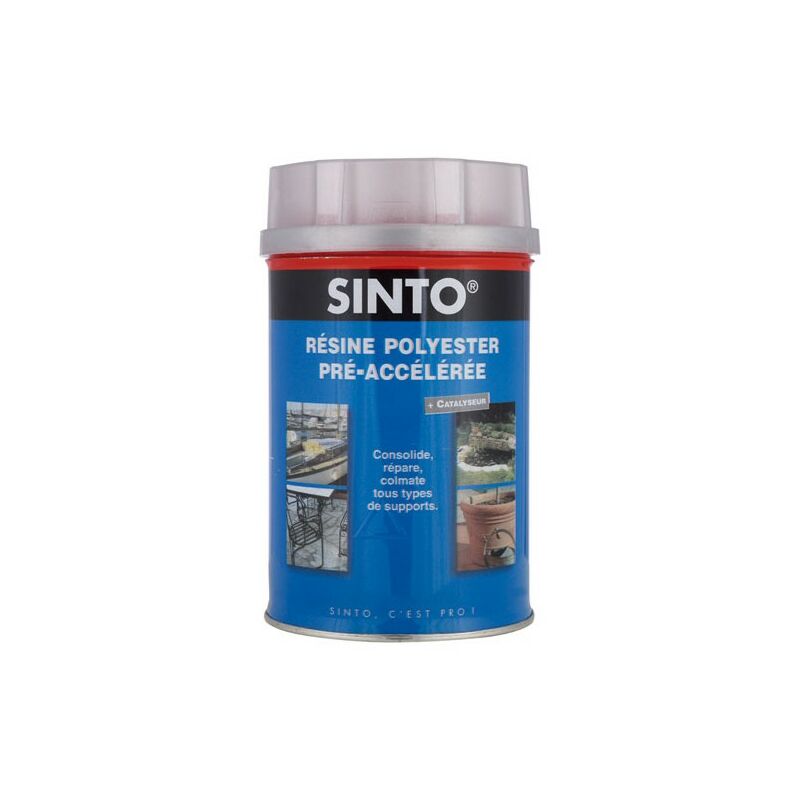 SINTO - Sinto résine polyester pré-accélérée boîte 500ml