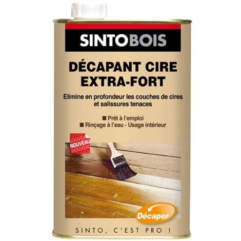 SINTOBOIS - Décapant cire extra fort 1L Sintobois