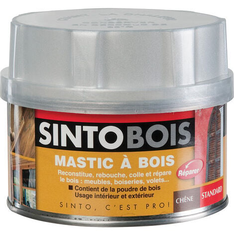 SINTOBOIS masilla + SINTO tubo endurecedor - Roble - lata 1 L - 23702