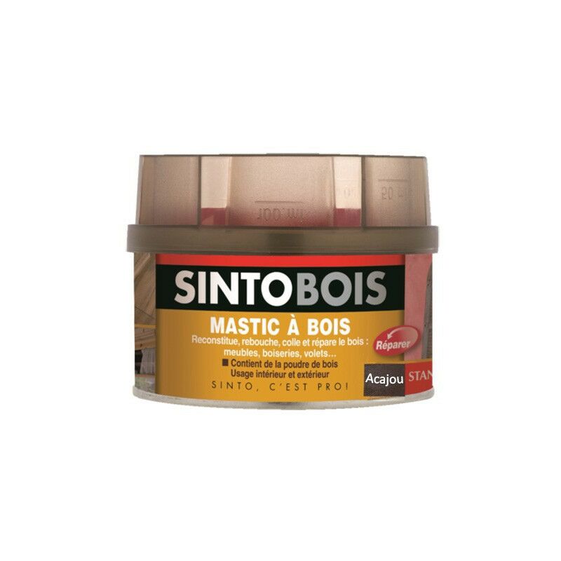 Sintobois stucco + sinto indurente in tubo - Mogano - Barattolo da 1 l - 23772