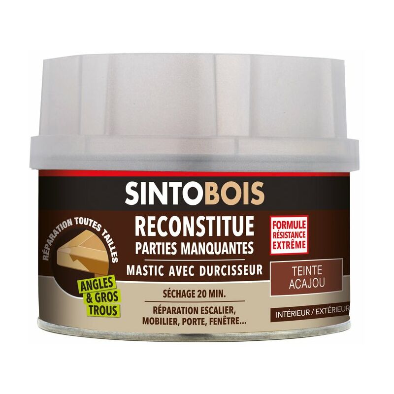 Mastic bois acajou 190gr