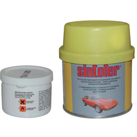 SINTOFER STUCCO PER METALLO GRIGIO IN BARATTOLO 500ml