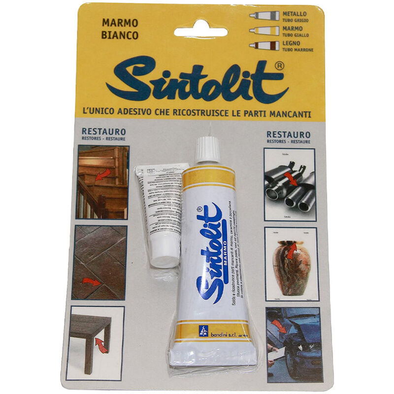 Stucco Per Marmo E Ceramica In Tubetto Ml.75 Sintolit
